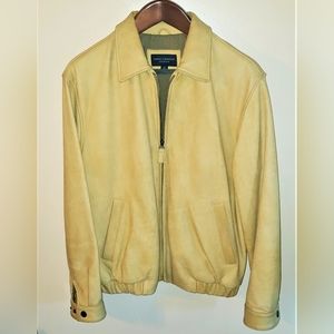 DANIEL CREMIEUX (M) Yellow leather jacket